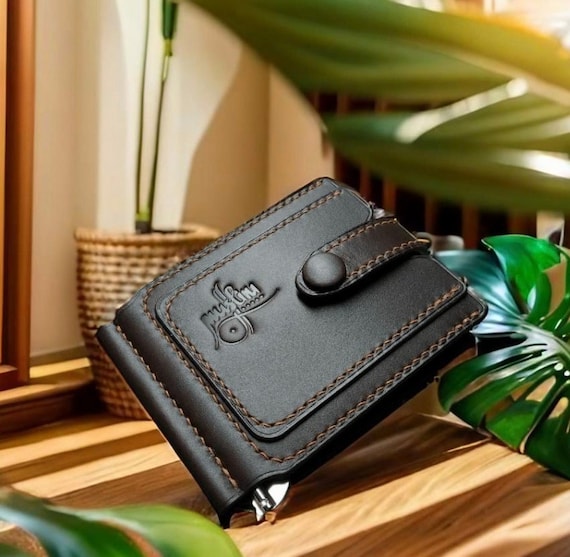 DIY Men s Leather Money Holder Pattern Craft Your Own Sleek and Practical Wallet Etsy