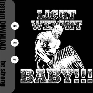 RONNIE COLEMAN, bodybuilding, light weight digital graphics for printing on T-shirts and in various areas, svg, png, jpg image 1