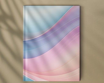Hardcover Journal Matte - Pastel Blue Pink