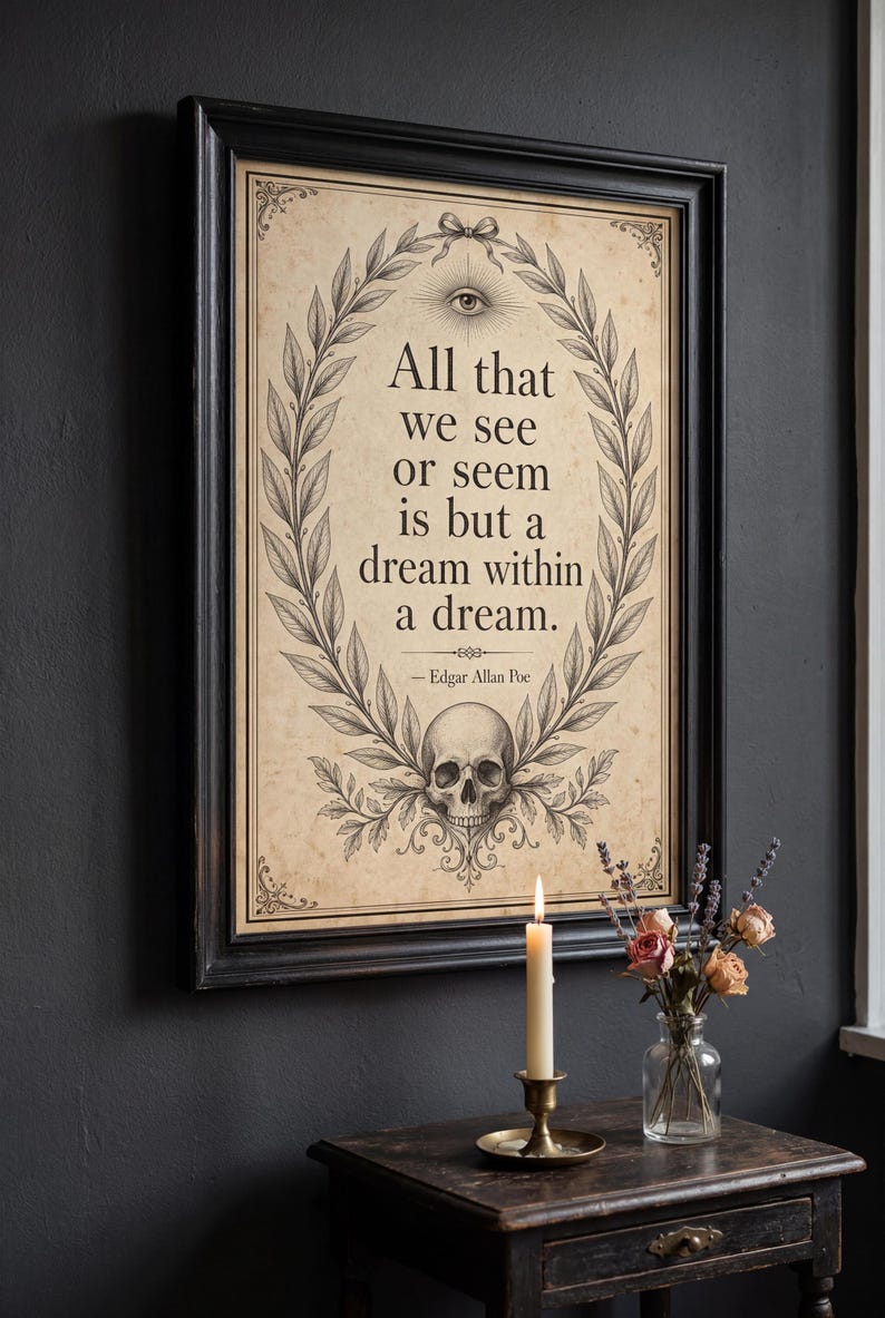Memento Mori Art Set, 6 Vintage Skull Prints for Dark Academia Decor - Etsy