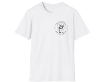 Memento Mori Skull T-Shirt | Gothic Minimalist Dark Vintage Unisex Casual Punk Graphic