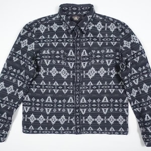 RRL Double Ralph Lauren Workshirt Jacket Flannel Southwestern Aztec Indian RARE