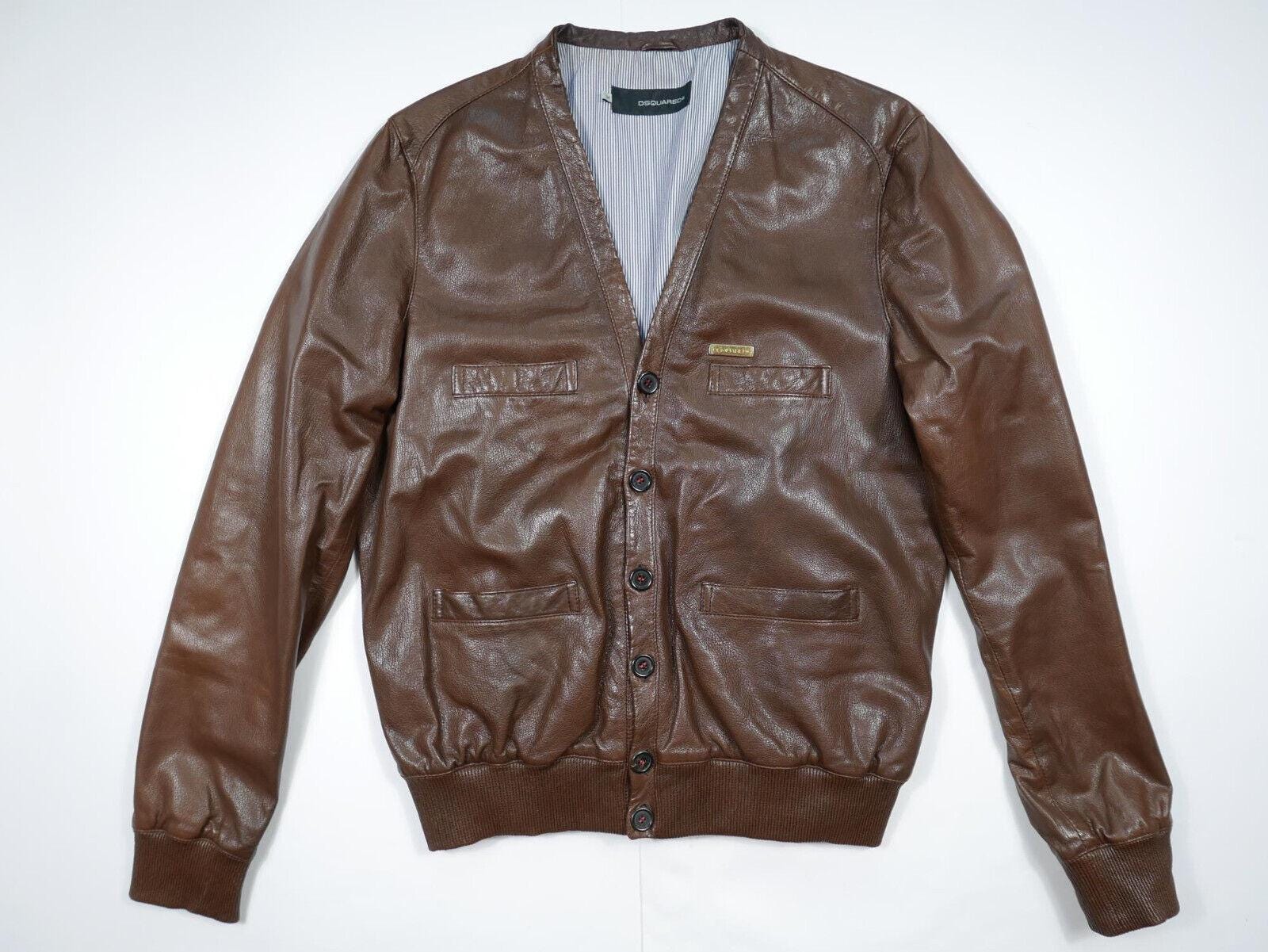 ジャケット・アウター vintage made in ITALY DESQUARED2 jkt bv Dsquared2 Leather jacket, midnight blue. | eBay