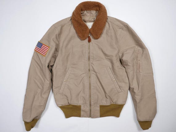 Ralph Lauren Denim & Supply Jacket Military Bomber Shearling Pilot