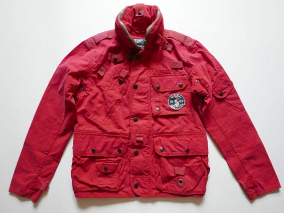 Polo Ralph Lauren Jacket USRL Naval Red Cargo Marine Military
