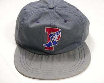 Polo Ralph Lauren Cap Hat Stadium 1992 P Wing Long Bill Vintage RARE 90s XL