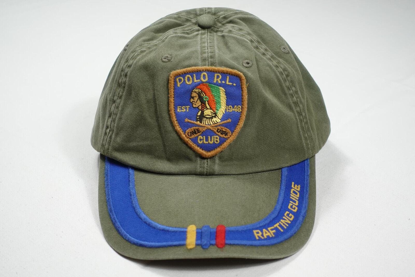 vintage POLO SPORTS キャップ madeinusa Polo Ralph Lauren Chino Sports Cap in Soft Aqua