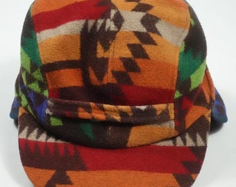 Polo Ralph Lauren Cap Hat Trapper Beacon Aztec Indian Southwestern Wool L/XL