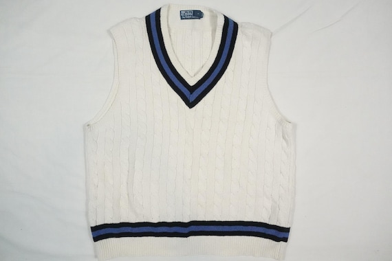 ポロ ラルフローレン ベスト セーター クリケット ケーブルニット
