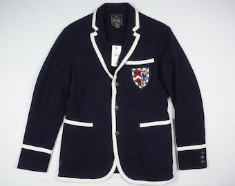 Polo Ralph Lauren Blazer Jacket Sport Coat Hewitt Crest Wimbledon Wool NWT 38