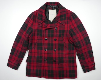 Ralph Lauren wool check Jacket 90’s OLD 80's~90's Polo by Ralph Lauren Wool Hunting Jacket SIZE L 90