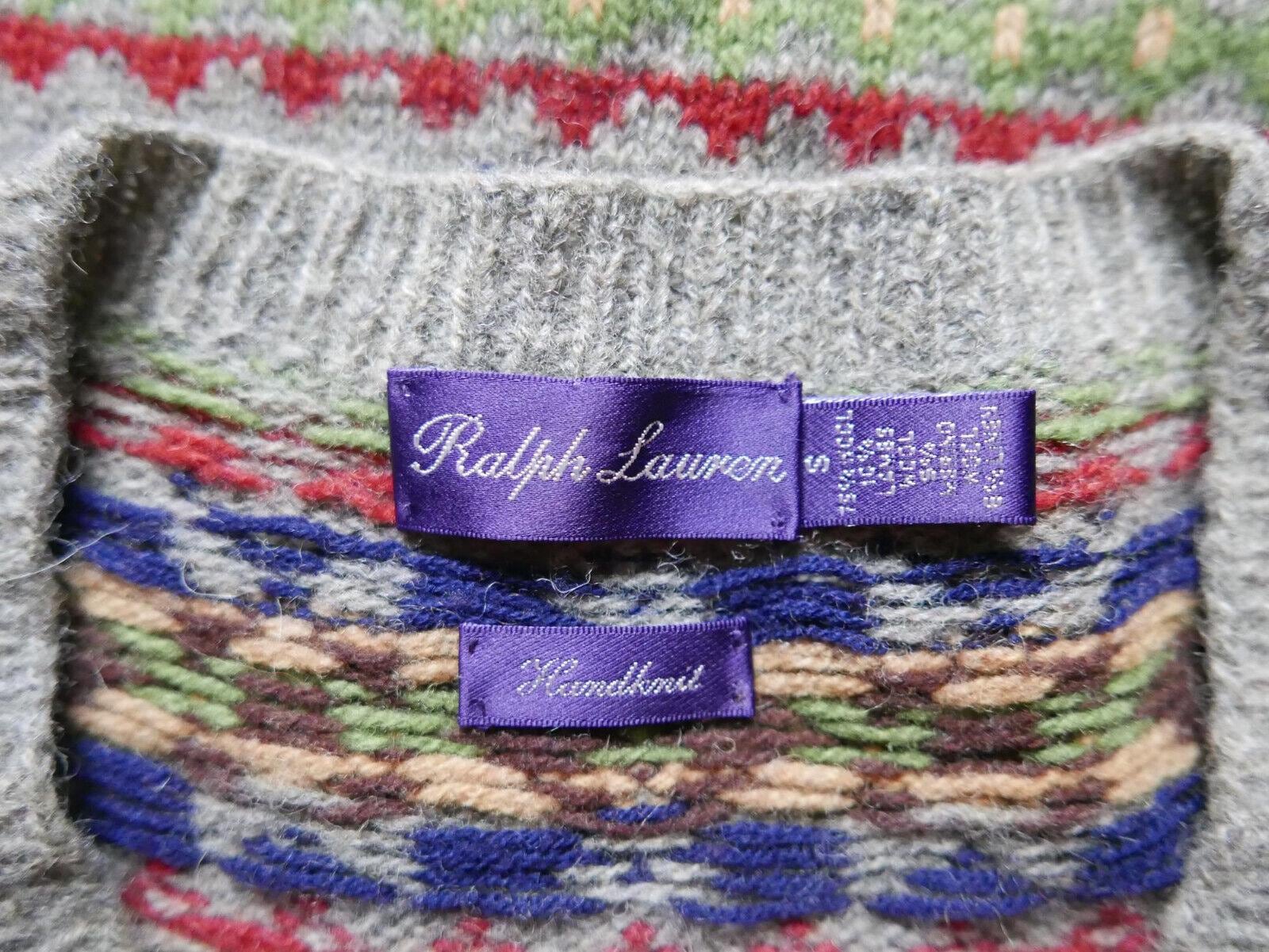 ラルフローレン パープルレーベル ベスト セーター フェアアイル