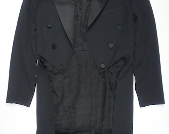 Chaqueta tipo blazer de esmoquin Ralph Lauren Purple Label negra, nueva sin etiquetas, talla 4