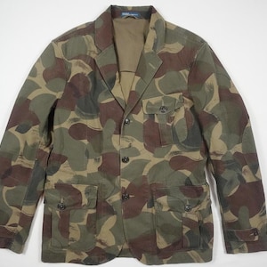 Polo Ralph Lauren Blazer Jacket Coat Camo Moro Military Field Utility RARE 44R