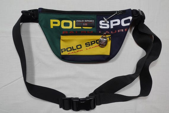 Polo Ralph Lauren Sport Crossbody Fanny Pack Waist Belt Zip Bag