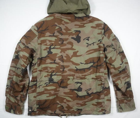 Ralph Lauren Denim & Supply Jacket M-65 Camo Military Skull Tiger