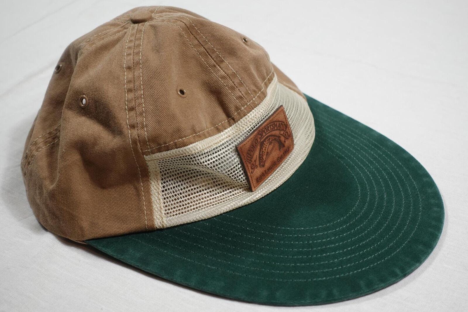 帽子 polo country sportsman leather bill cap Vintage Polo Ralph Lauren Leather Bill Field Hunting Rugged
