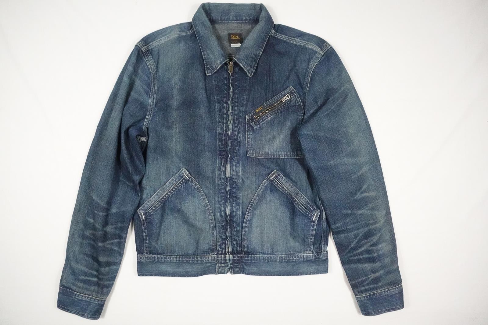 RRL ダブル ラルフローレン ジャケット デニム トラッカー ウエスタン