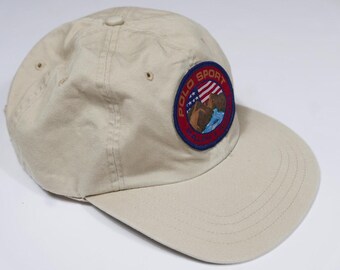 Polo Ralph Lauren Sport Cap Beige Sportsman Monutain Vintage
