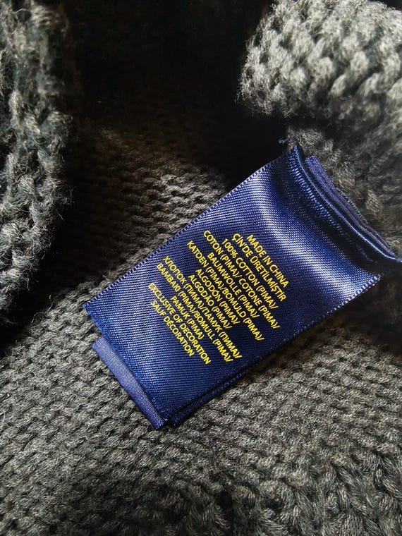 ポロ ラルフローレン カーディガン セーター インディアン チーフ