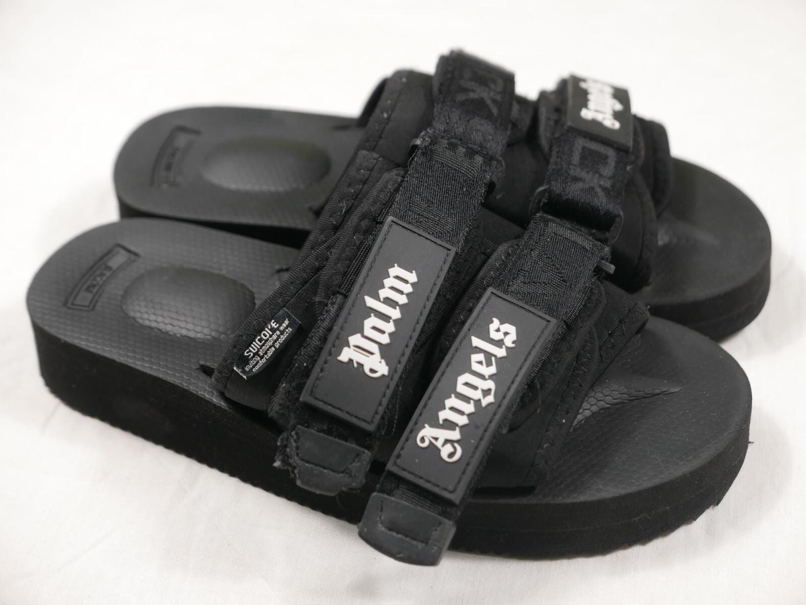 Palm Angels x Suicoke サンダル Palm Angels X Suicoke Sandals Slides Vibram Black RARE 8,5 US - Etsy