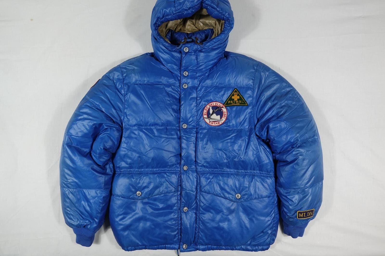 Polo Ralph Lauren Jacket Puffer Down Blue Ski Club Patrol Mountain