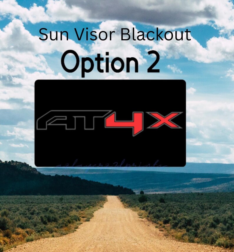AT4X Decal for Car Enthusiasts Sleek Black and Red Design Blocks the ...