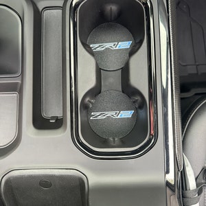 Chevy Elegance Exclusive Silverado ZR2 Upgrade package cup holder inserts badge and key chain for ZR2 custom parts upgrading your truck gift
