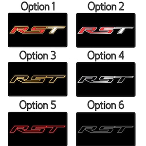 SunVisor Warning Label Blackouts | RST - Chevy Equinox Blazer Traverse Trailblazer  Easy to apply durable visor blackouts 2PCS