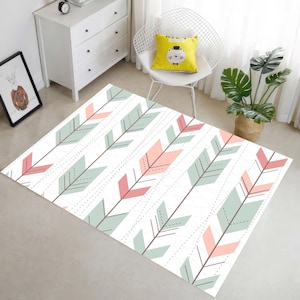 Scandinavian Ultra Soft Kids Rug , Nursery Rug, Washable Kids Rug, Non Slip Kids Rug, Rug For Kids Room, Nursery Decor, Kids Room Gift