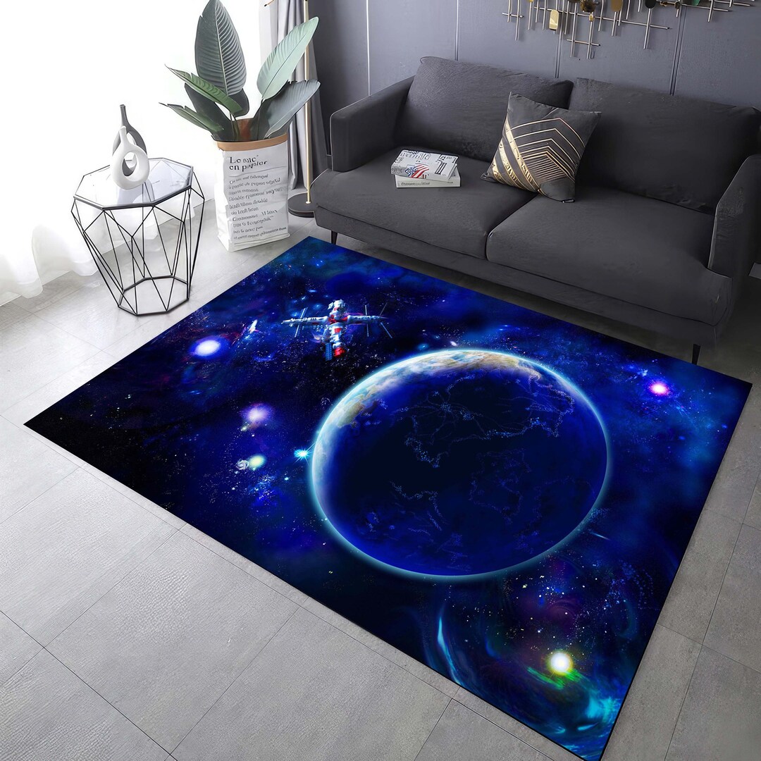 Galaxy Rug, Space Rug, Astronomy Rug, Science Rug, Galaxy Floor Rug ...