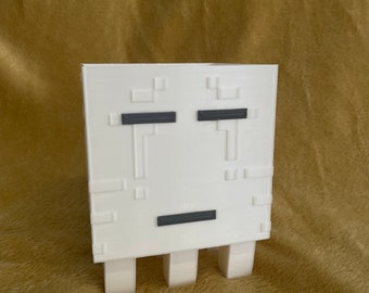 Minecraft Ghost Head Vase 3D Printed | Minecraft | 3D Prited | Gamer Gifts For Minecraft Player | Minecraft Ghost Planter | Iteam Box