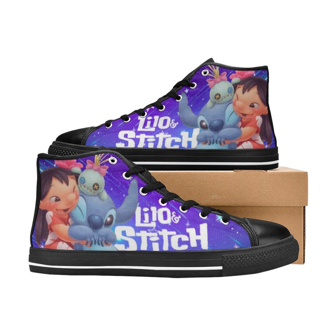 Lilo and Stitch Custom Hi Top Canvas Shoes for Men, Women and Kids - Etsy