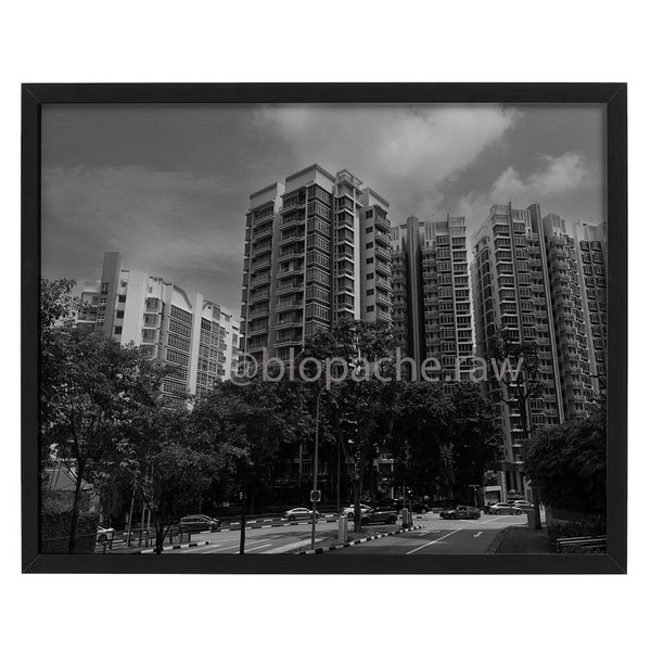 Singapore Architectural Cadence. Framed and Print Only options!