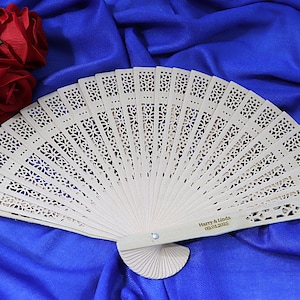 Bulk Personalized Hand Fans, Custom Party Favors, Wedding Hand Fans, Personalized Wooden Fans, Rustic Wedding Favors, Bridesmaid