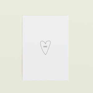 Karte zum Vatertag: Dad | Geschenk zum Vatertag | Vatertagskarte | Karte für Papa | Du wirst Papa  | Geschenkidee Vatertag | Geschenk Papa