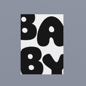 Karte zur Geburt: Baby bold | Postkarte Baby | Gratulation Geburt | Geburtskarte | Karte Neugeborenes | Babykarte | Glückwunschkarte Geburt