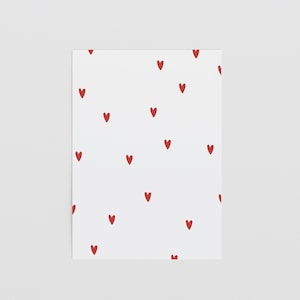 Postkarte zur Hochzeit: Little Hearts | Karte zur Hochzeit | Hochzeitskarte | Glückwünsche Hochzeit | Karte mit Herzen | Karte Brautpaar