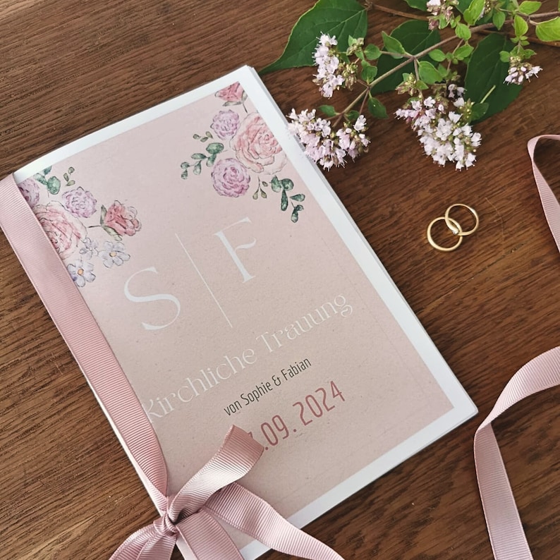 Kirchenheft Hochzeit - Individuell gestalten & bestellen 8 • 8
