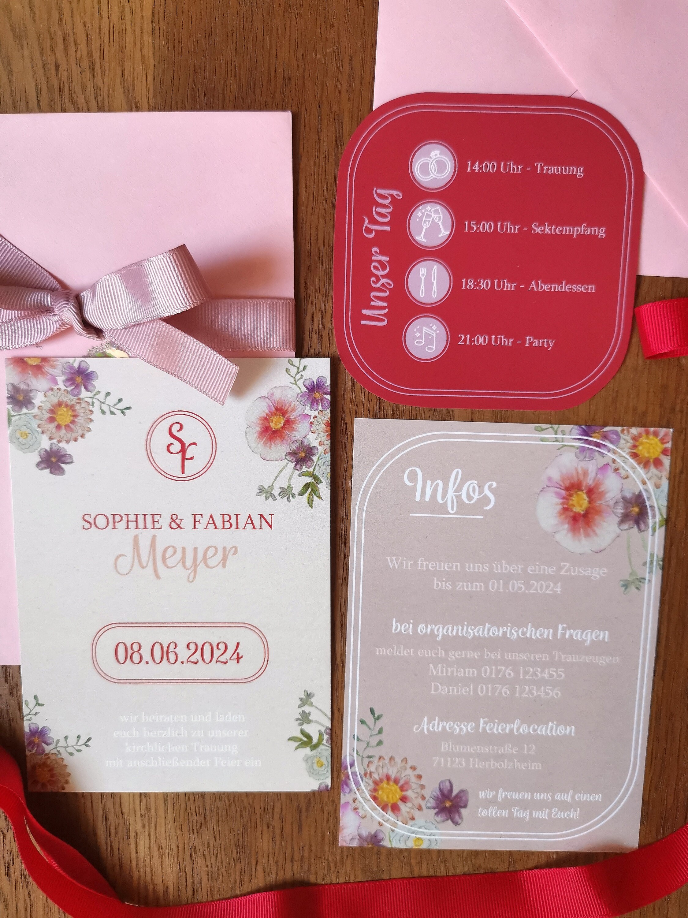 20 Geburtstagseinladungen Mit Umschlägen – Magisches Mädchen-Design In Blush Pink!