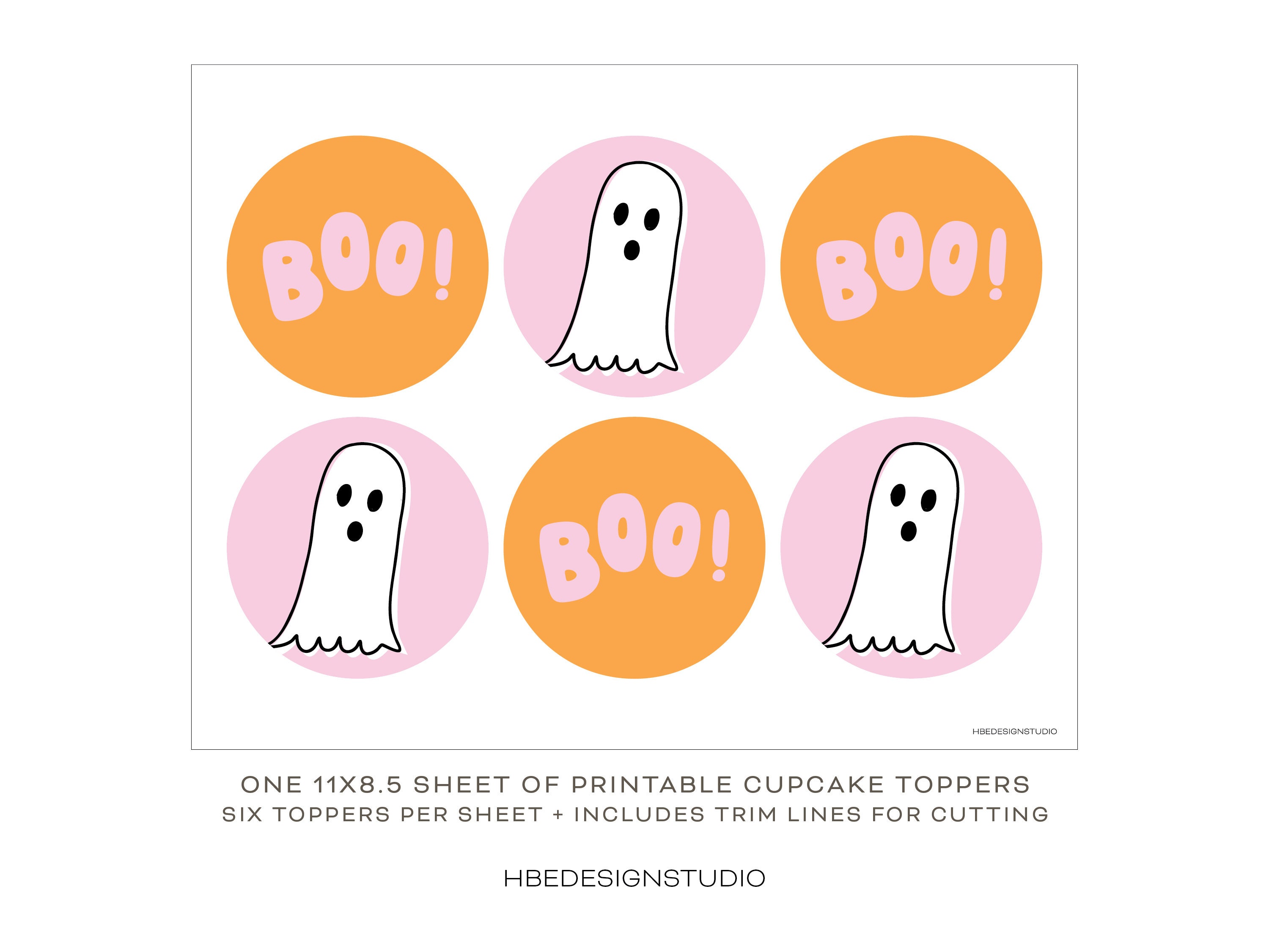 Printable Boo Ghost Halloween Party: DIY Collection (digital Download ...