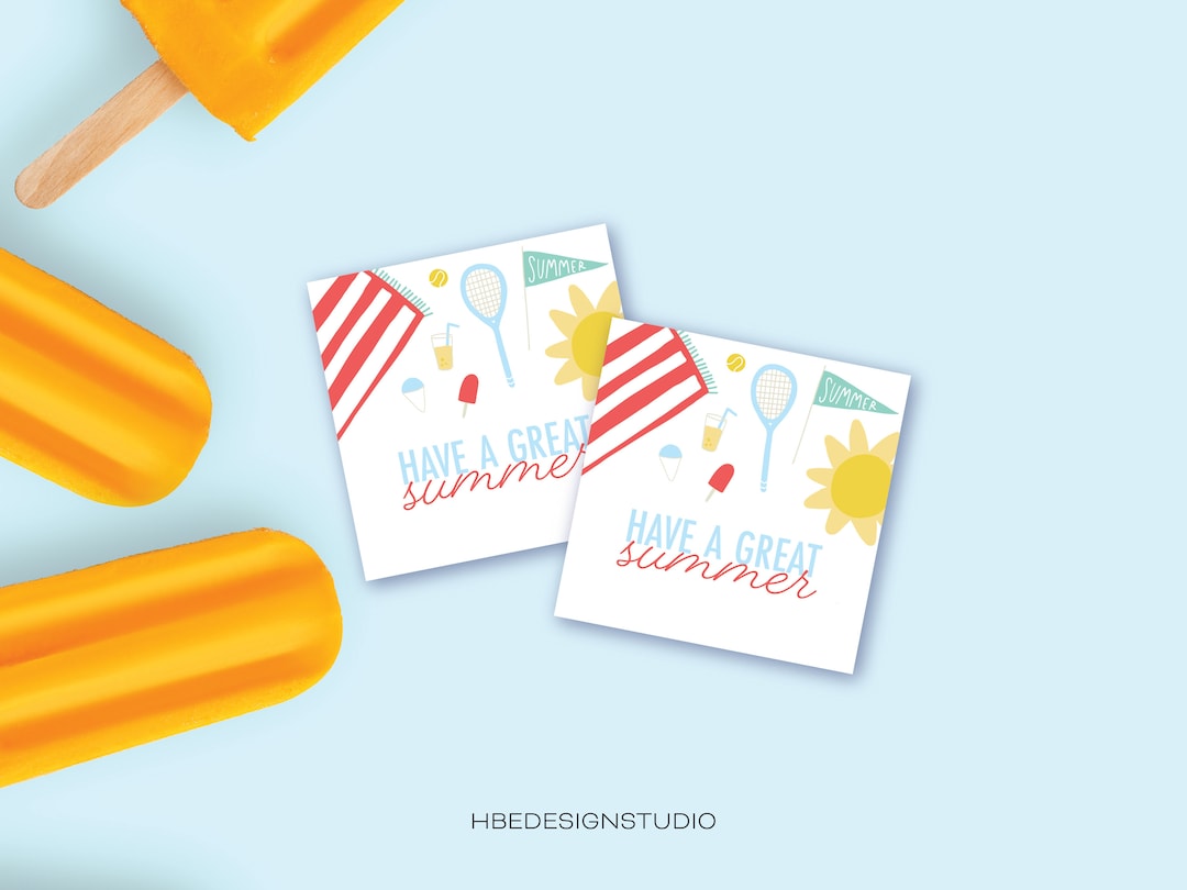 Summer Gift Tags | Instant Download | Summer Gift Tag Printables | Diy ...