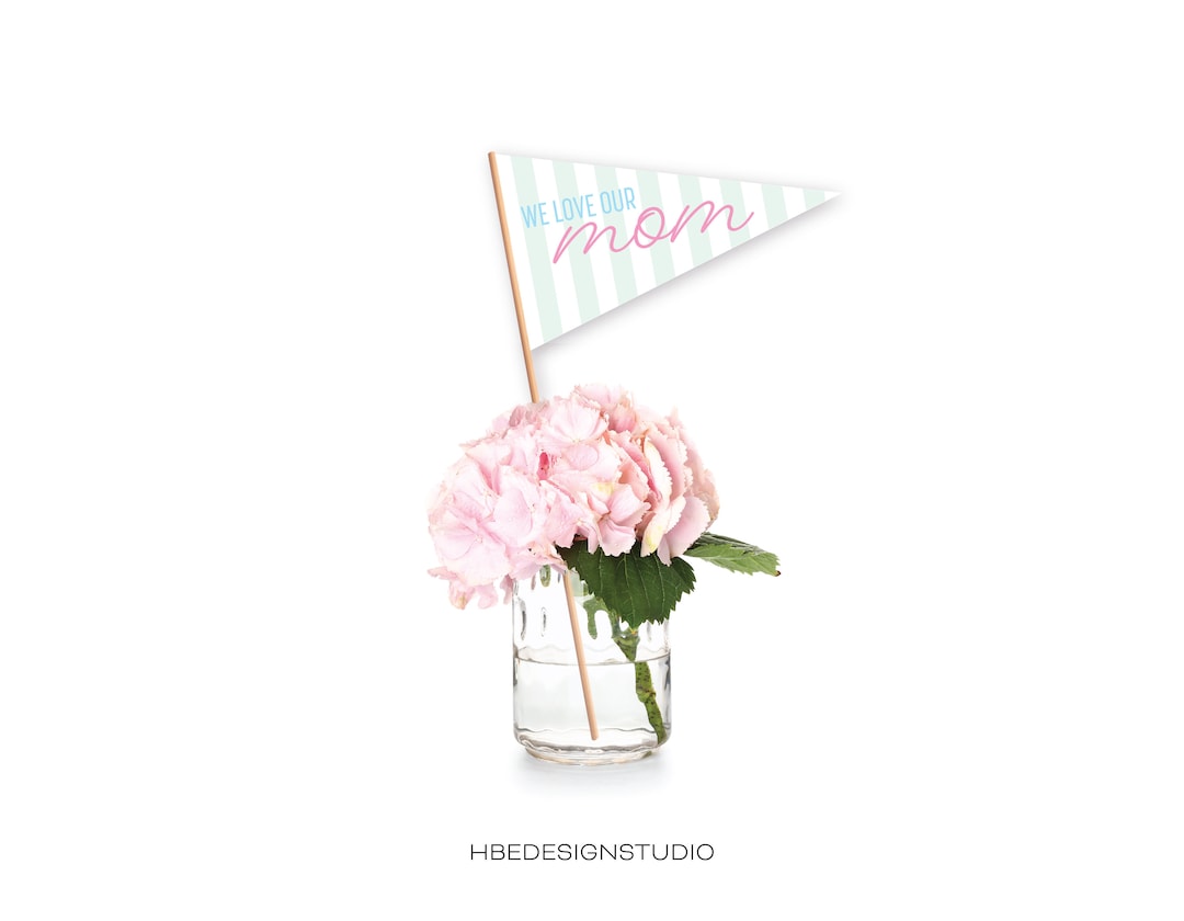 Printable Mother's Day Flag | Instant Download | Mother's Day Printables | Mom Printable | Photo ...