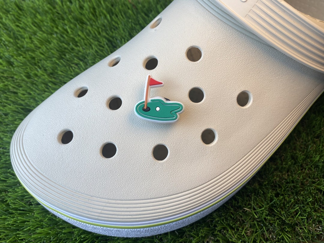 Golf Green Croc Charm Popular Croc Charm Golf Flag Croccharm Sport