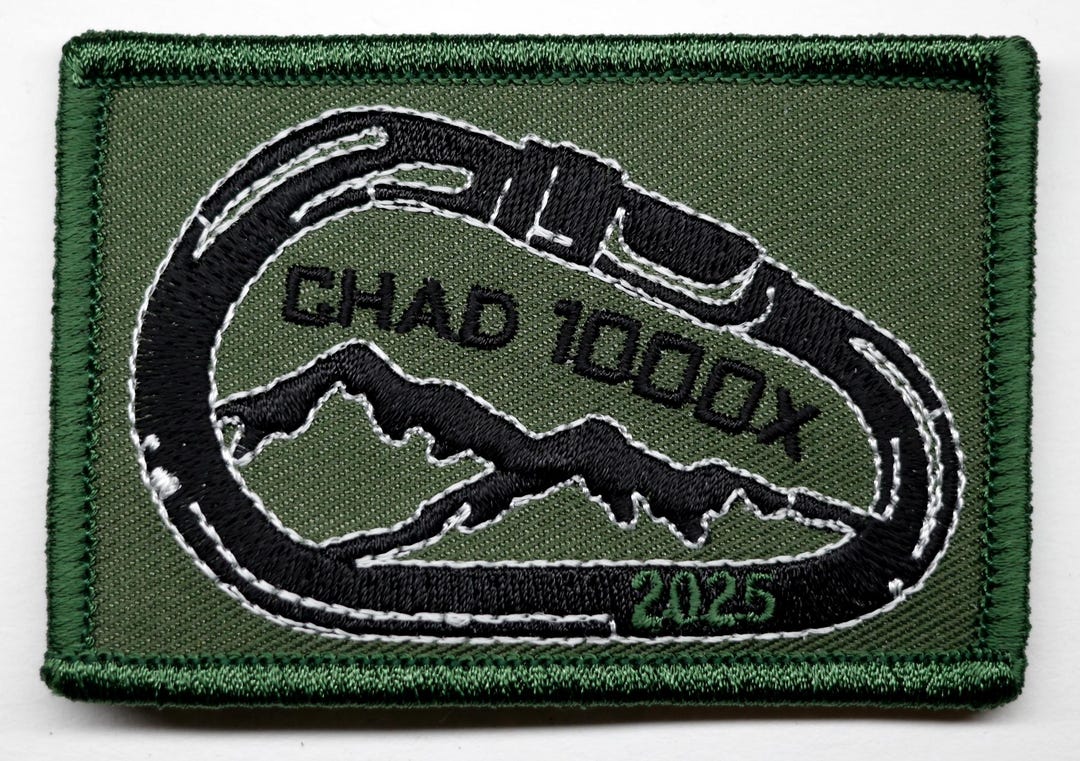Chad 1000 Memorial Patch - Navy SEAL Ruck Morale, Embroidered 2x3 Hook ...