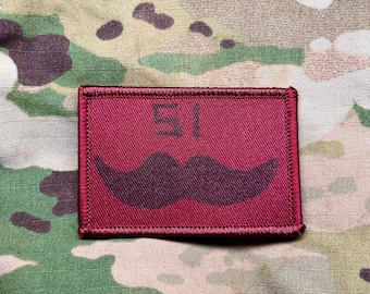 Parche conmemorativo granate de la unidad Jolly 51 Pedro de la USAF Pararescue – Cierre de velcro (2x3)