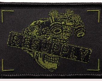 Parche de moral de operador de NVG (calavera de visión nocturna) bordado con velcro de 2 x 3 pulgadas