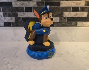 Nickelodeon Paw Patrol "Chase" Night Light 8 Inch Tabletop