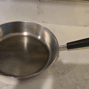 Vintage Revere Ware 9&quot; Frying Pan/Copper Bottom 1801 Revere Ware Frying Pan/Kitchen Cooking/Revere Ware Frying Pan/Copper Bottom Pan
