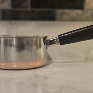 Revere Ware Saucepan 3/4 Quart/Copper Bottom/Stainless/ Revere Ware 3/4 Quart 1801 Saucepan/Made in USA/Saucepan/Cookware Pan